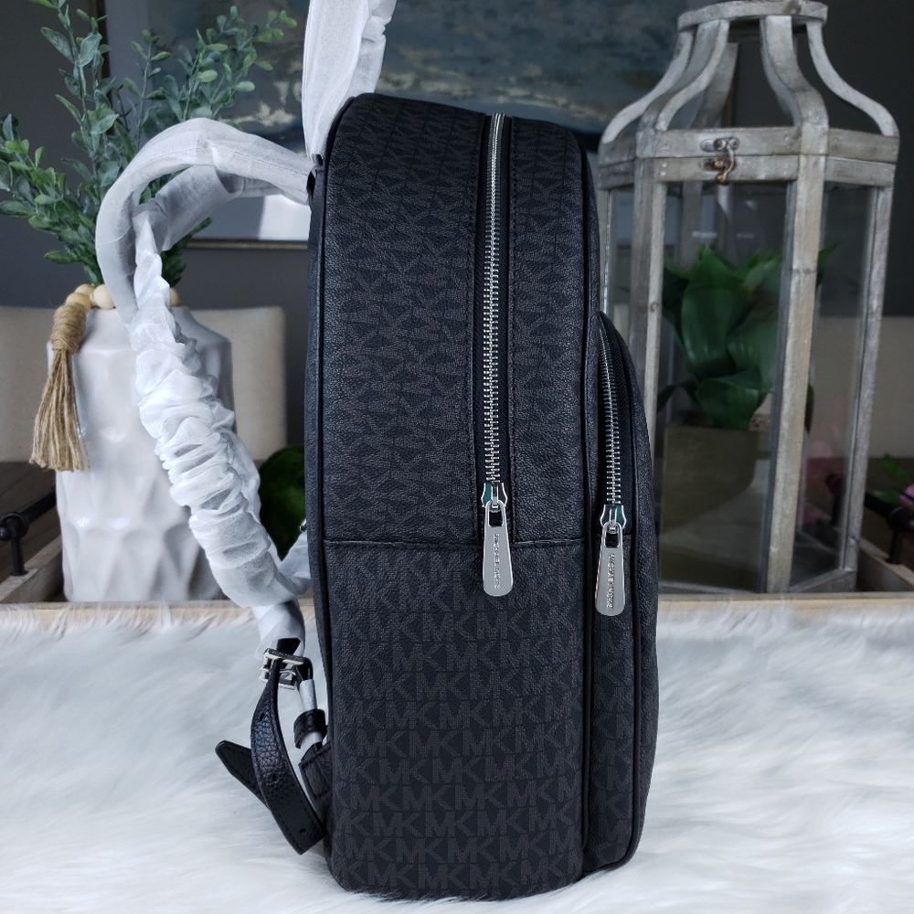 🌺NWT Michael Kors LG Abbey backpack Black travel - Picture 3 of 8